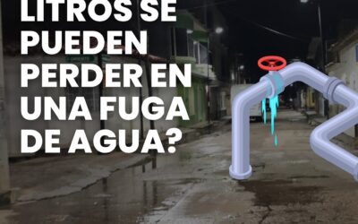 ¿Hasta cuántos litros se pueden perder en una fuga de agua?